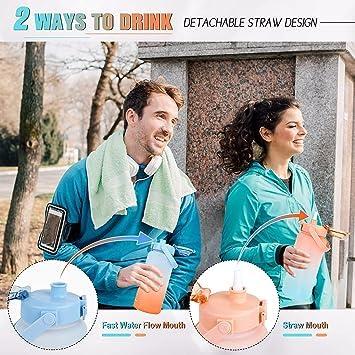 Motivational Water Bottles Set (3 Pack )