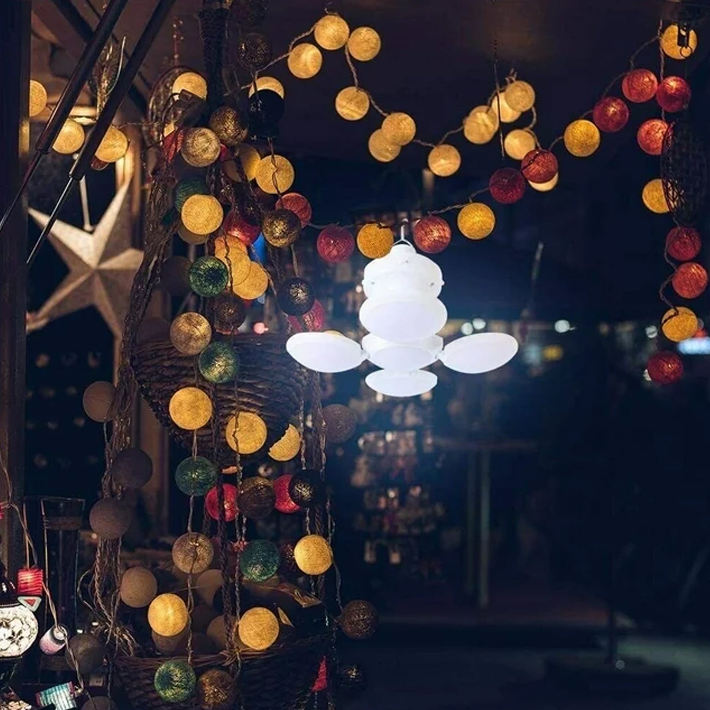 Solar Multi-functional Led Light Bulb With Usb Charging
