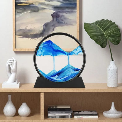 5 Color Light 3D Moving Sand Art Picture Decor (1 Pc)