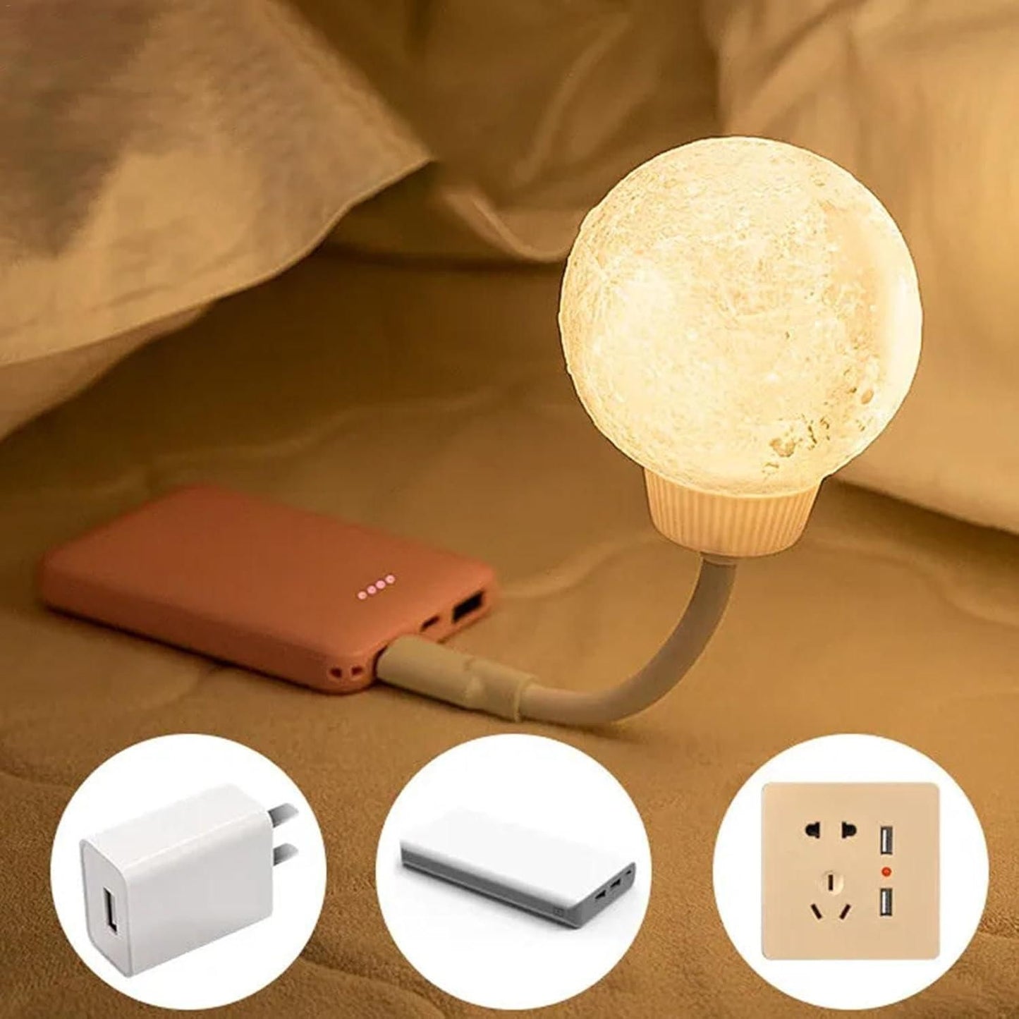 Moon LED Lights for Bedroom, Home, Office