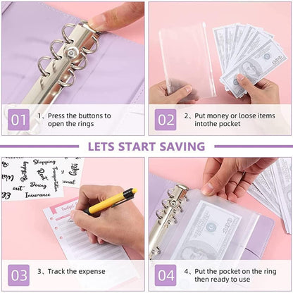 Money Saver Ring Binder Notebook for Budget