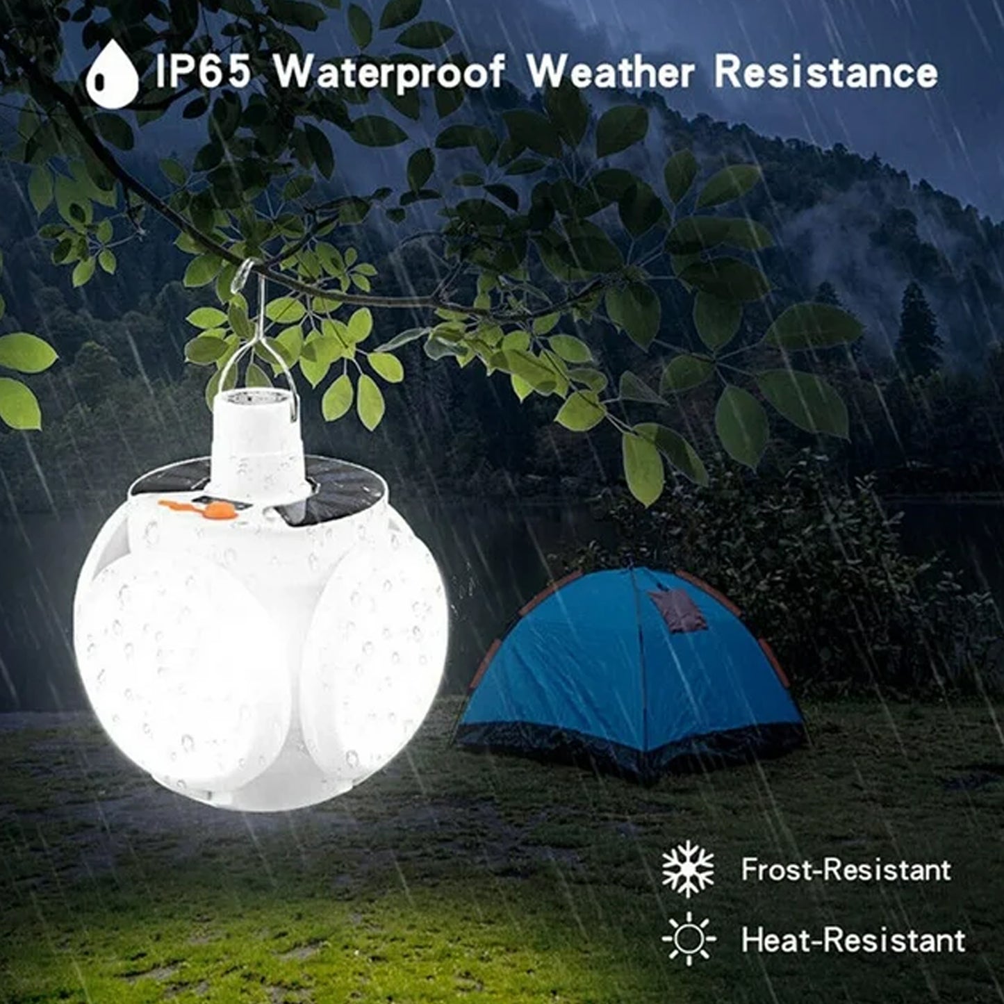 Solar Multi-functional Led Light Bulb With Usb Charging