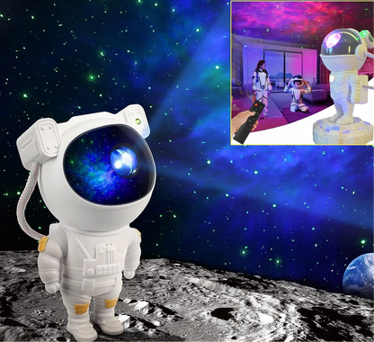 Robot Sky Space Stars Light Astronaut Galaxy Projector