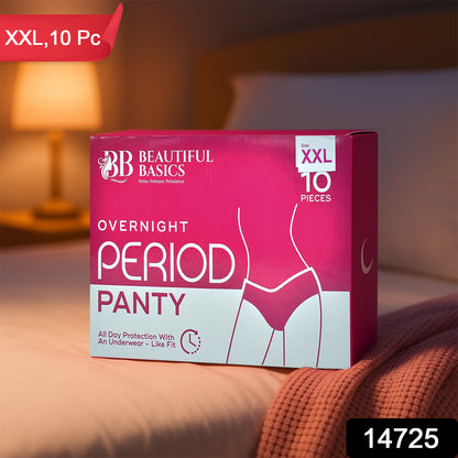 Beautiful Basics Overnight Period Panty Xxl Size (10 Pc)