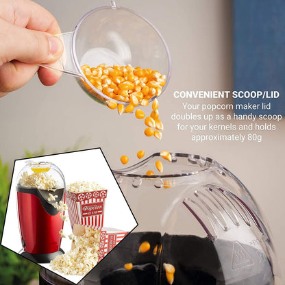 Hot Air Popcorn Popper Electric Machine Snack Maker