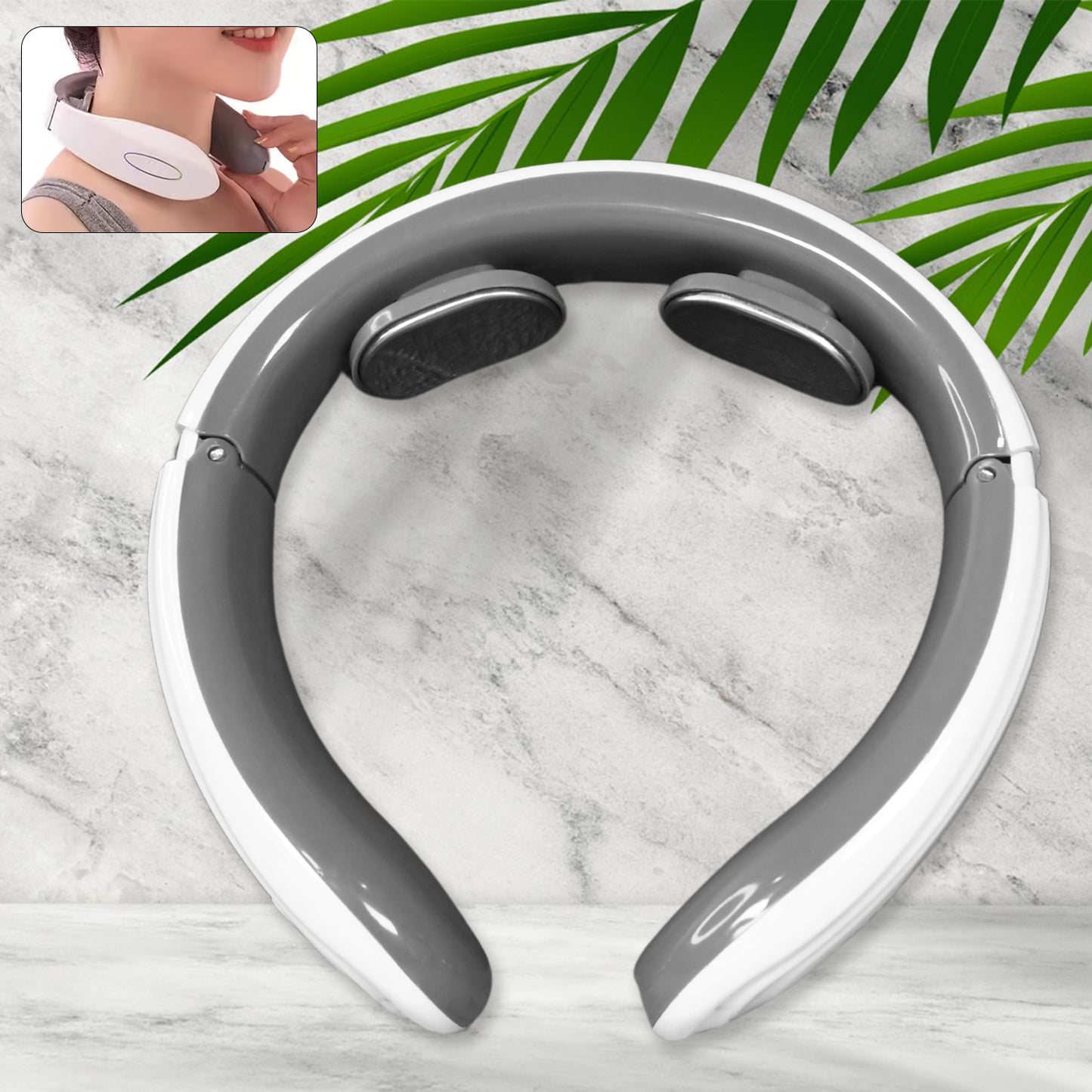 Heads Smart Electric Neck And Back Pulse Massager (1 Pc)