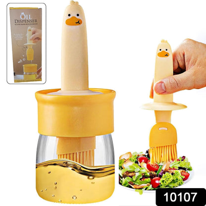 Oil Dispenser Bottle With Silicone Basting Brush (2 In 1 )