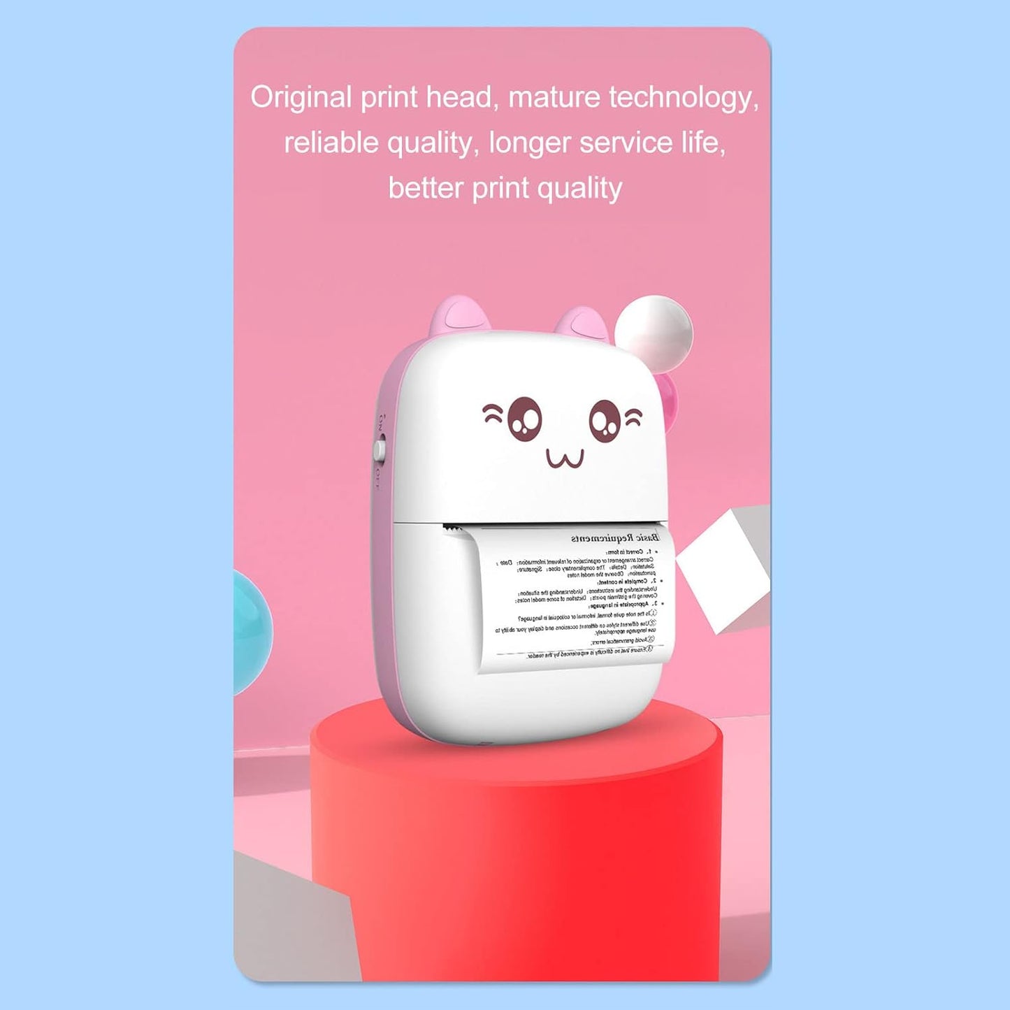 Portable Mini Thermal Pocket Printer