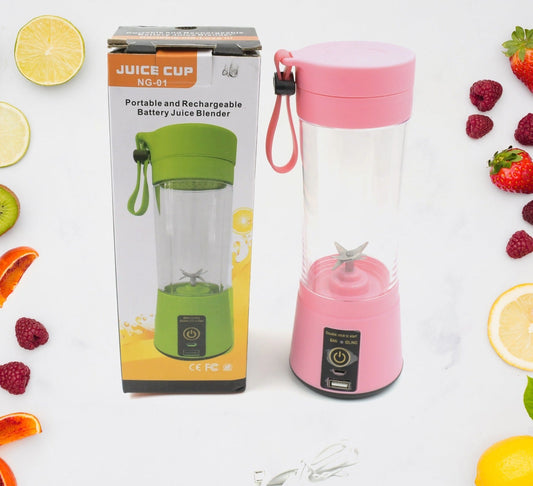 Portable Usb Electric Juicer - 6 Blades (Protein Shaker)