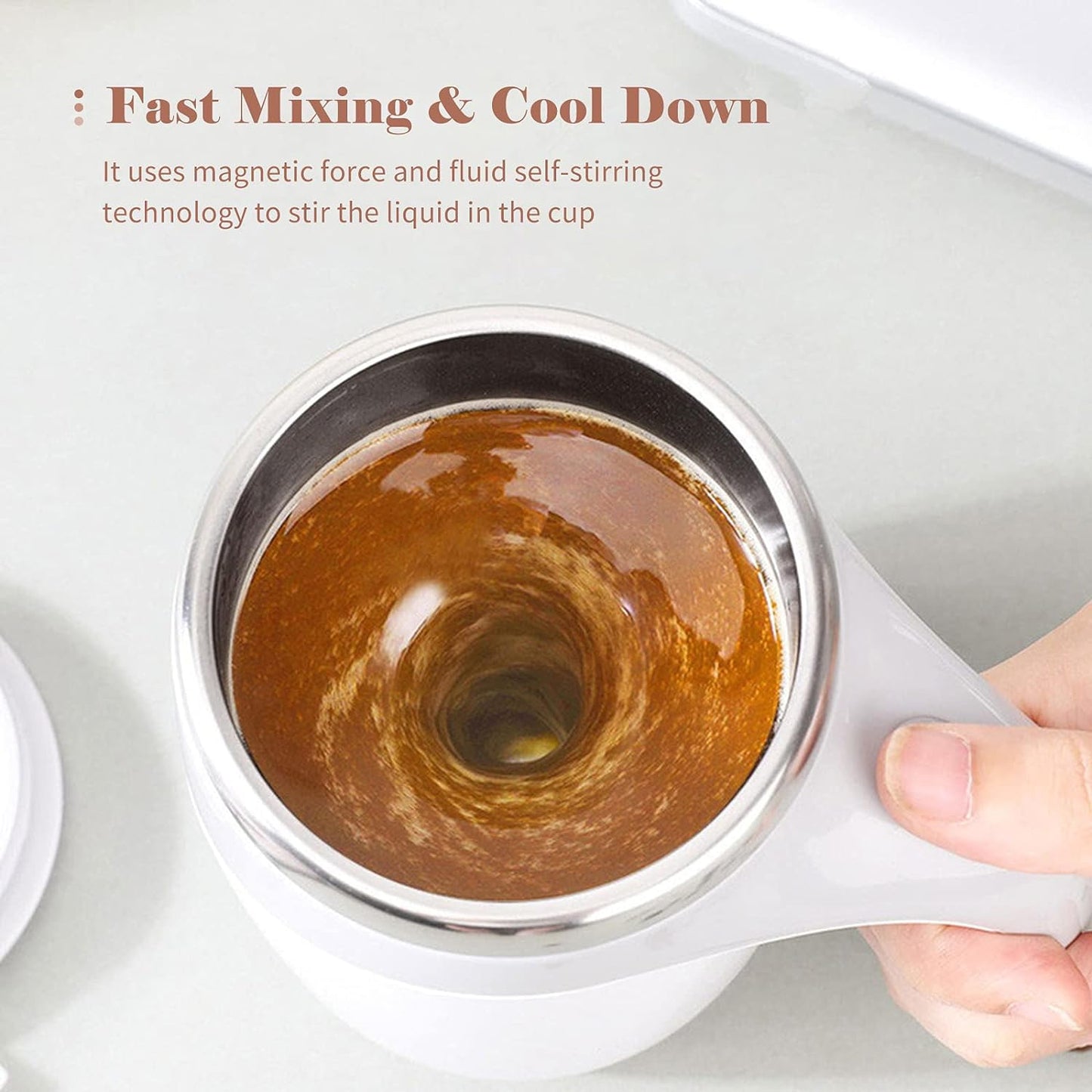 Magnetic Self Stirring Coffee Mug