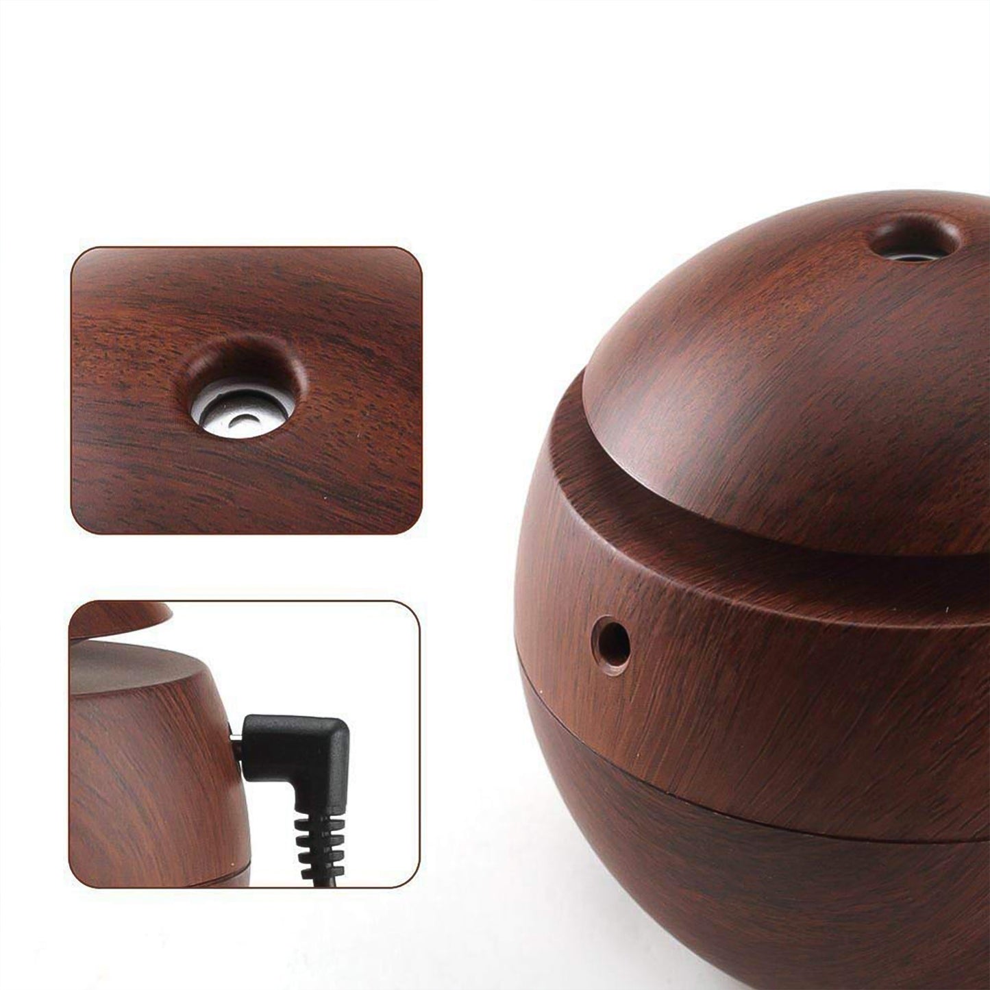 Ultrasonic Aromatherapy Humidifier Usb Desktop (130 ML 1 Pc)