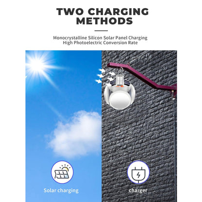 Solar Multi-functional Led Light Bulb With Usb Charging